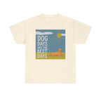 Dog Days Are The Best Days Graphic Golden Retriever T-Shirt
