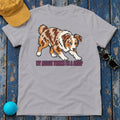 My Aussie Thinks I'm A Sheep Australian Shepherd T-Shirt in Athletic Heather
