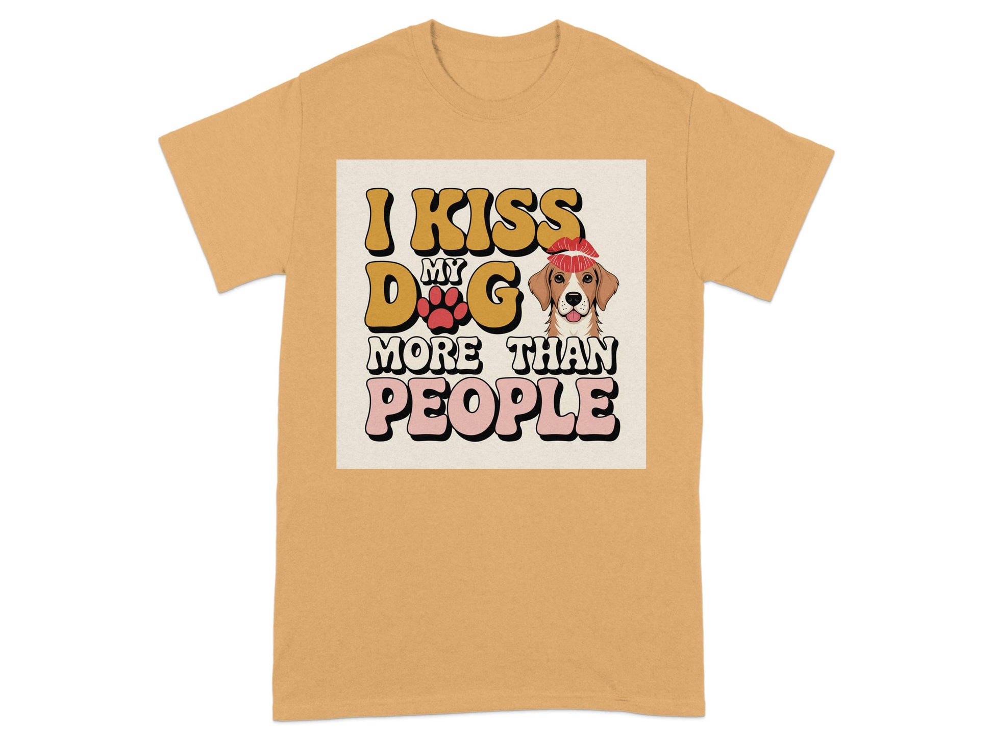 I Kiss My Dog More Than People Graphic T-Shirt product