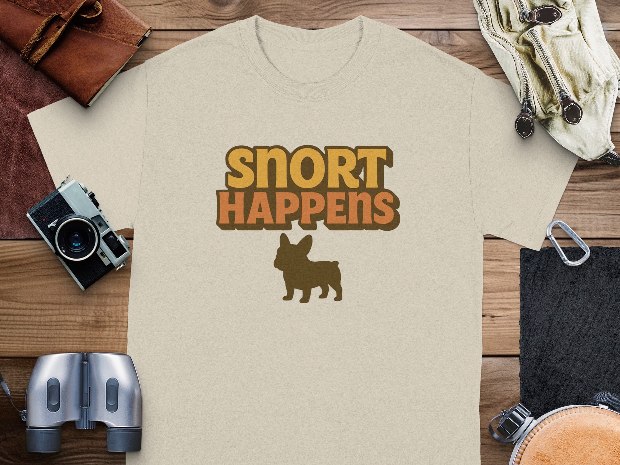 Snout Happens Funny Dog Quote Unisex Graphic T-Shirt