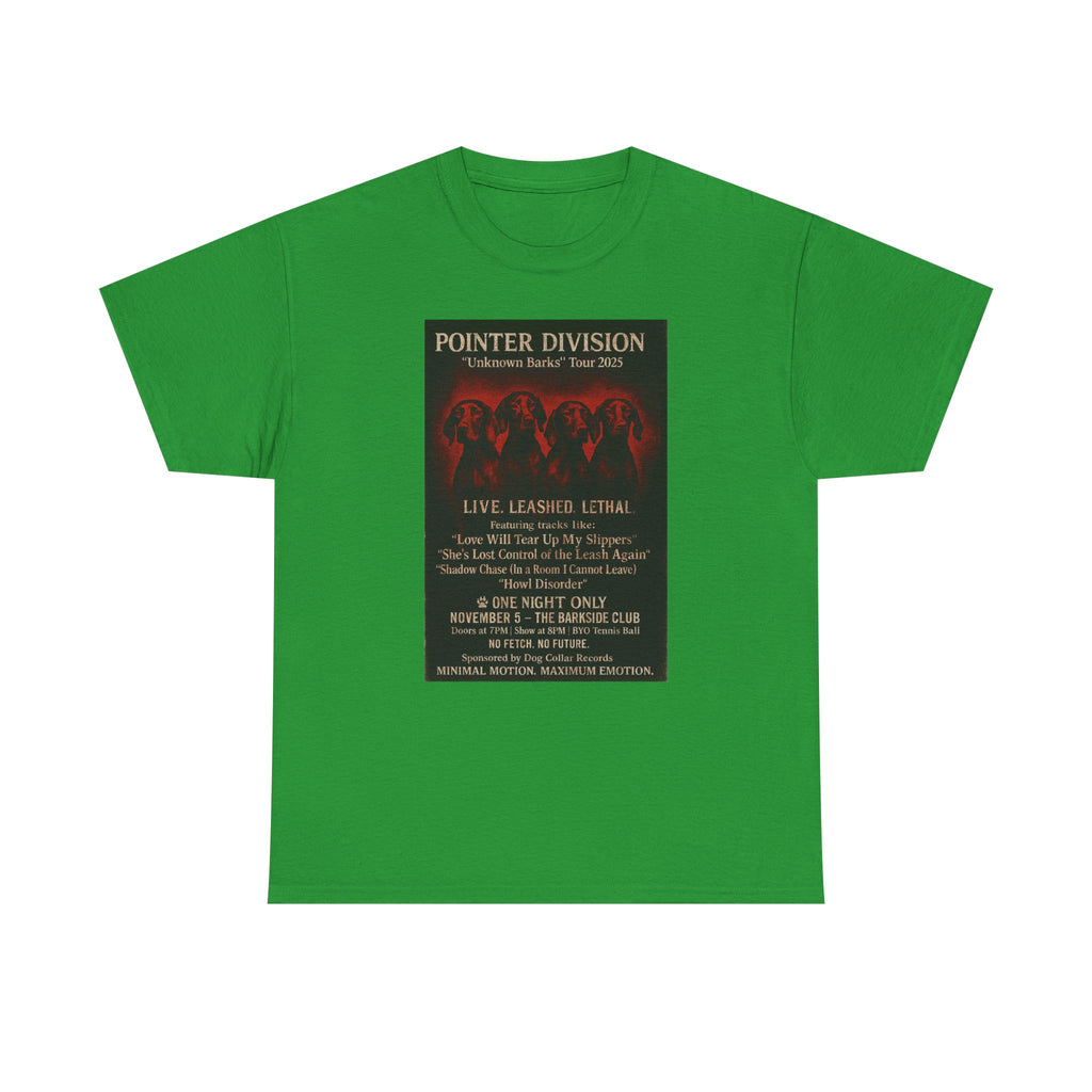 Pointer Division Unknown Barks Tour 2025 Concert T-Shirt