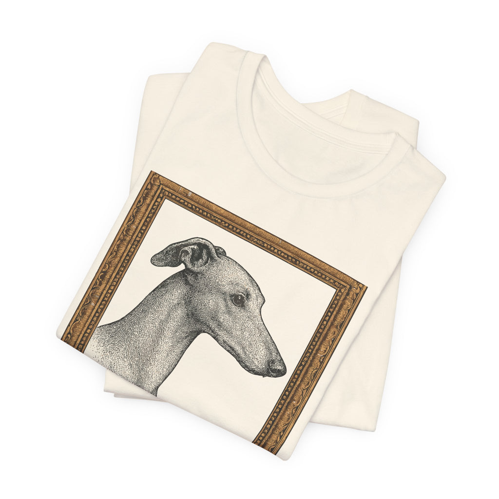 Greyhound A Study in Pointillism Tee