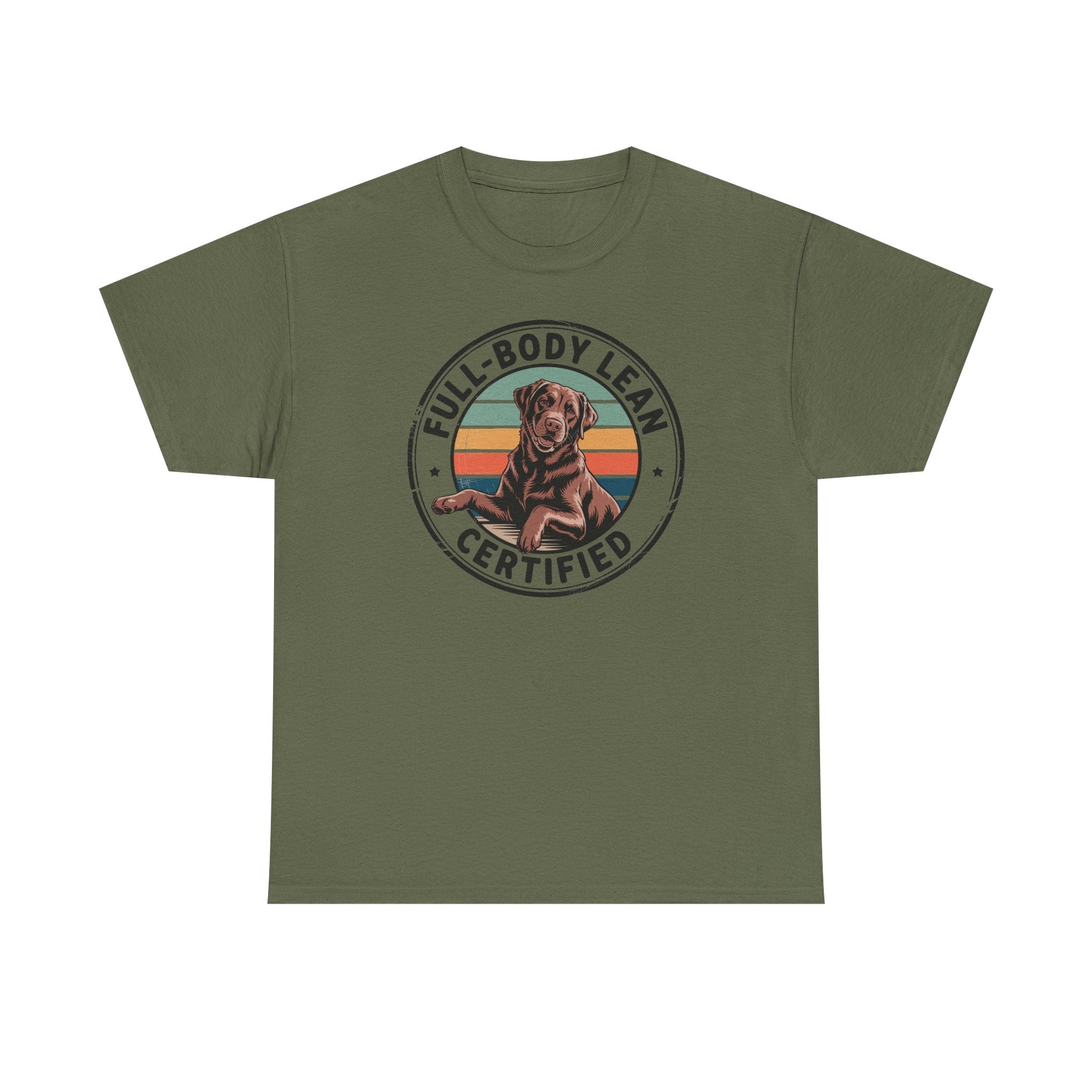 Full Body Lean Certified Chocolate Labrador Retriever T-Shirt