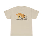 Live Free Dig Holes Golden Retriever T-Shirt