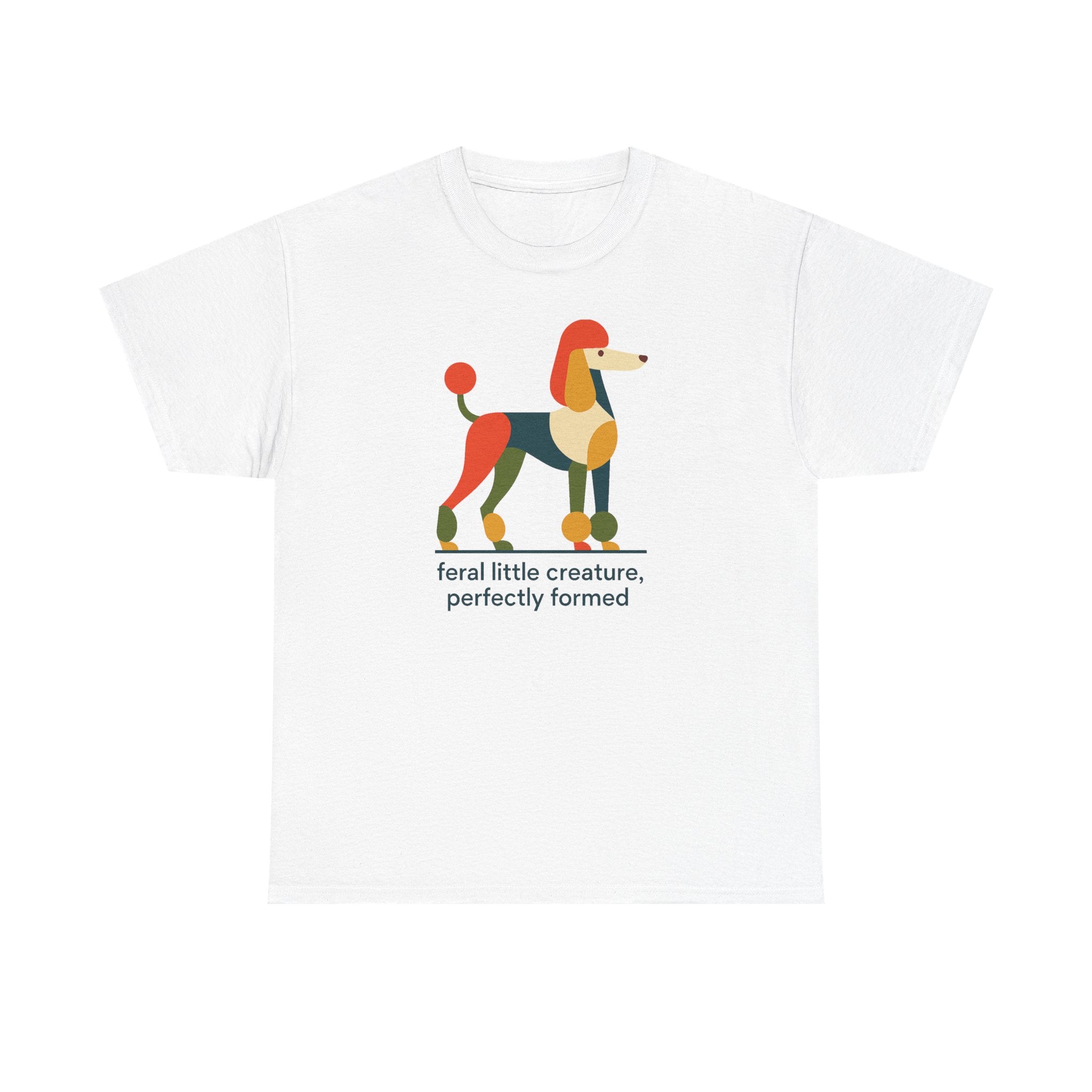Feral Little Creature Poodle Art T-Shirt