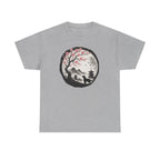 Gordon Setter Under Sakura Trees Landscape T-Shirt