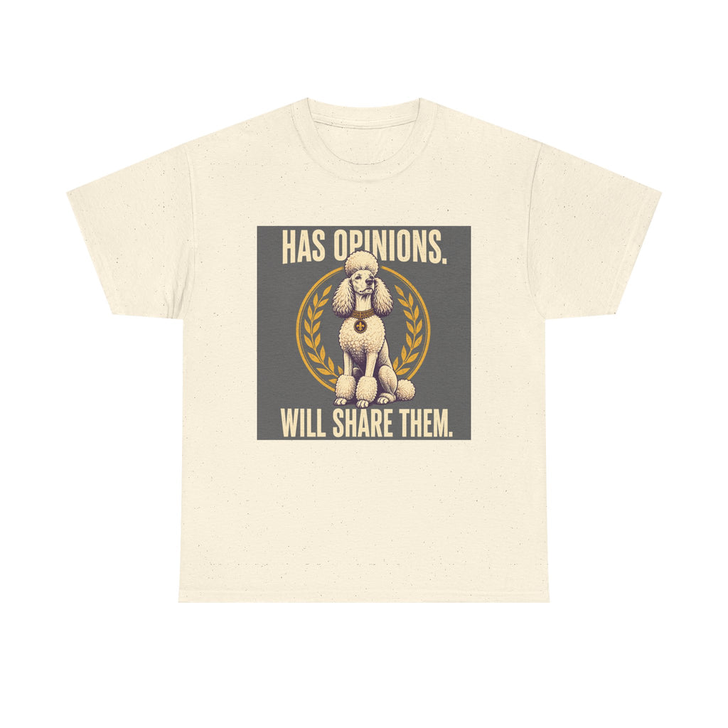 Elegant Opinions Poodle T-Shirt