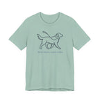 Dog Walks Golden Retriever T-Shirt