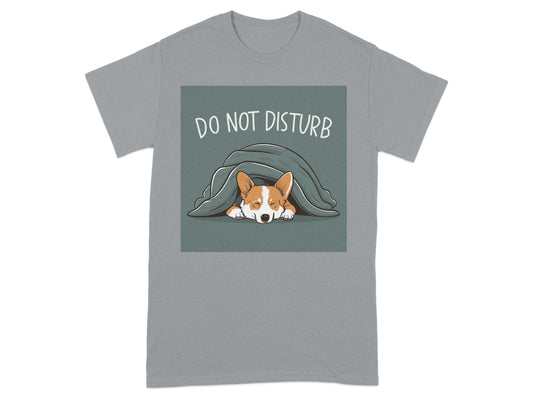 Do Not Disturb Corgi Design Graphic T-Shirt product type