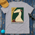 Greyhound Happiness Audibly Tee in Athletic Heather
