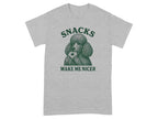 Snacks Make Me Nicer Graphic T-Shirt