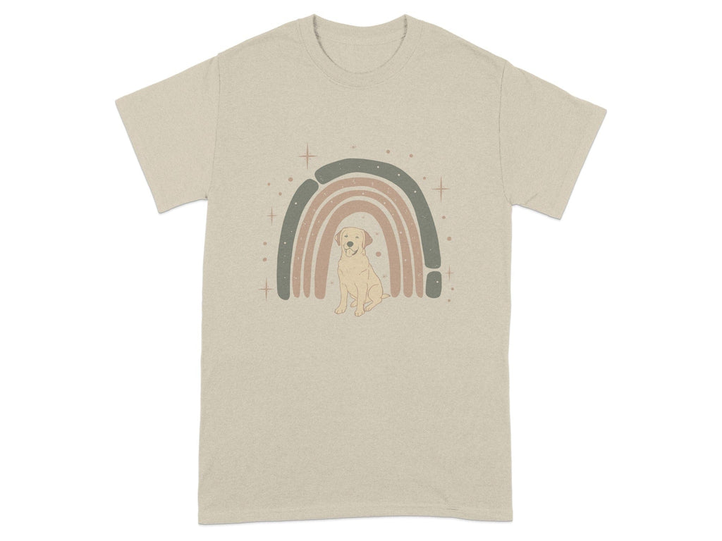Cute Puppy and Rainbow Graphic T-Shirt product type