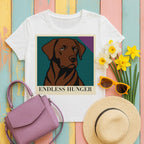 mig2 endless-hunger-chocolate-labrador tee flat lay hero v8
