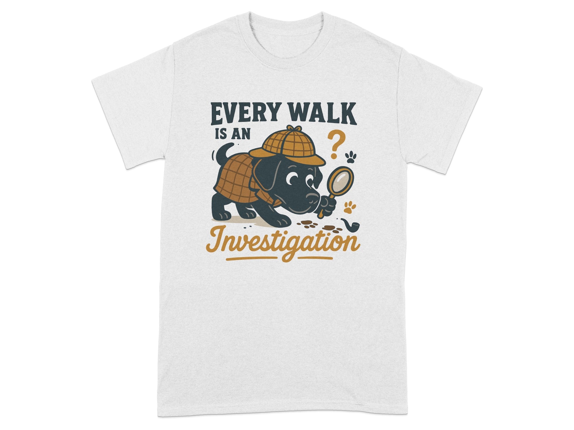 Every Walk is an Investigation Funny Dog Shirt product type