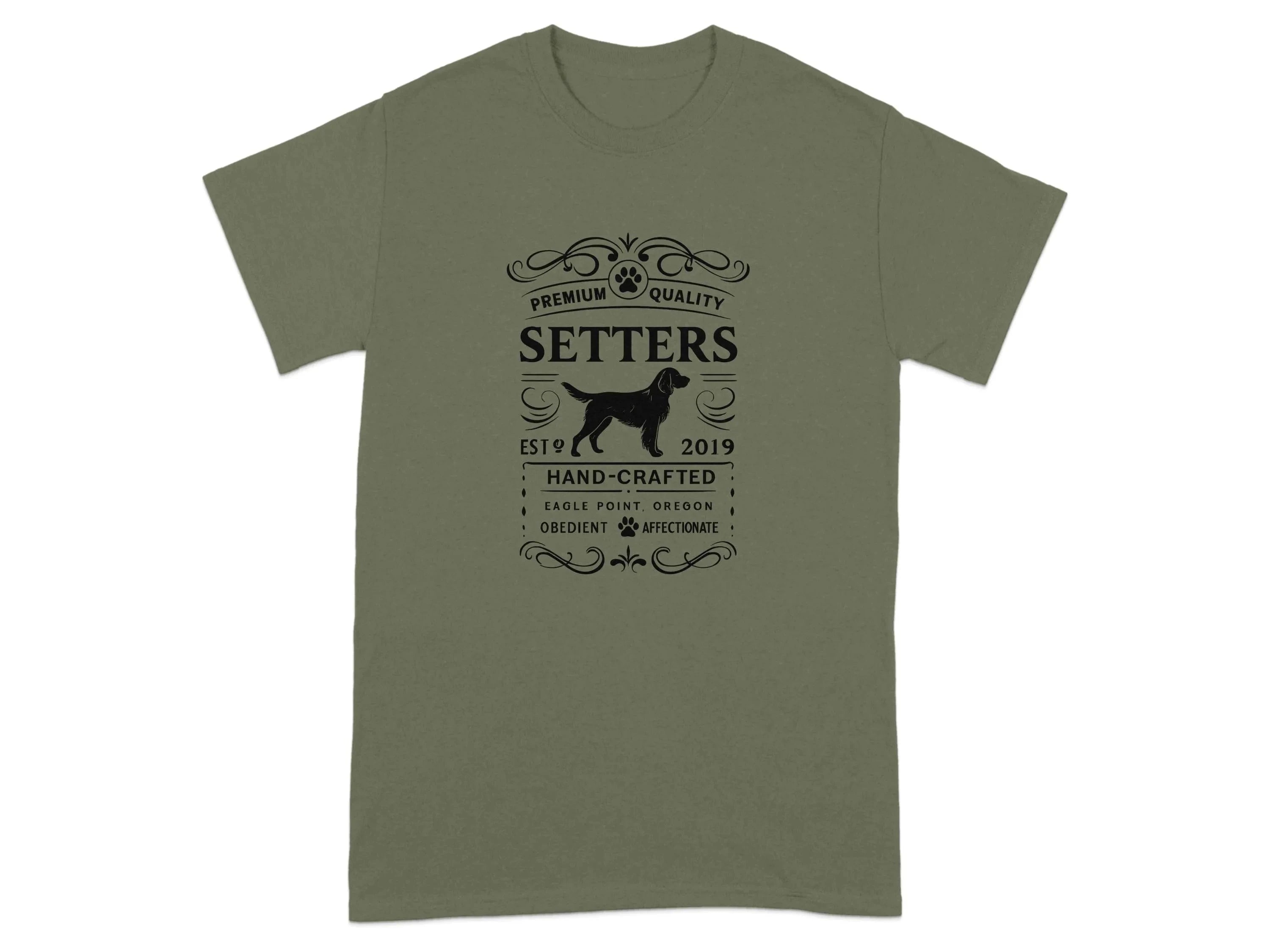 Premium Quality Setters EST 2019 Hand Crafted T-Shirt T-shirt