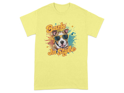 Bark In Style Sunglasses Dog Graphic T-Shirt product type