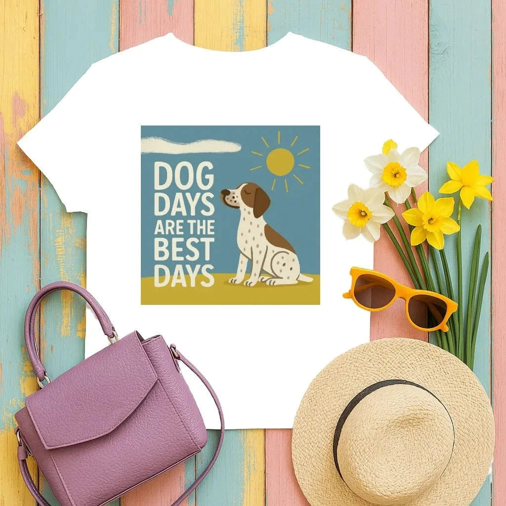 Dog Days Are the Best Days German Shorthaired Pointer T-Shirt T-shirt