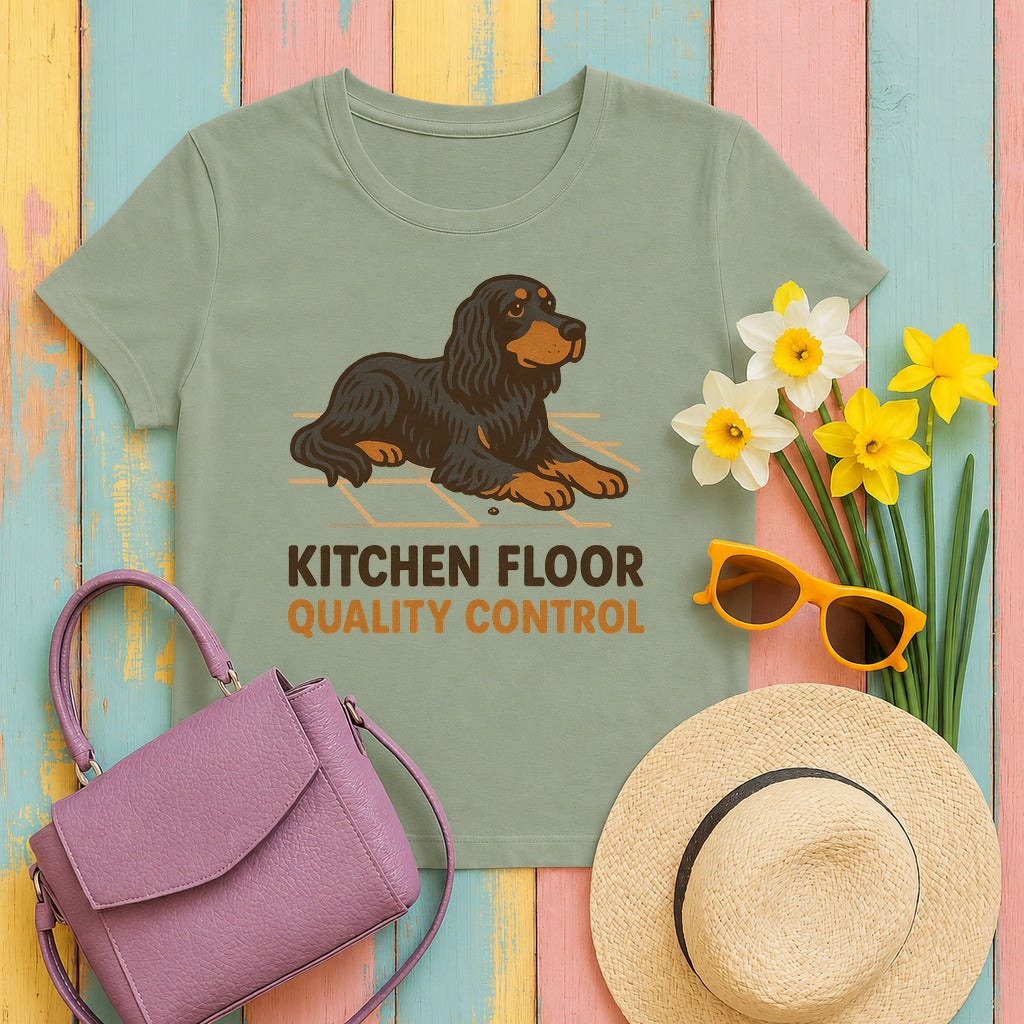 Gordon Kitchen Floor Quality Control Tee in Sage