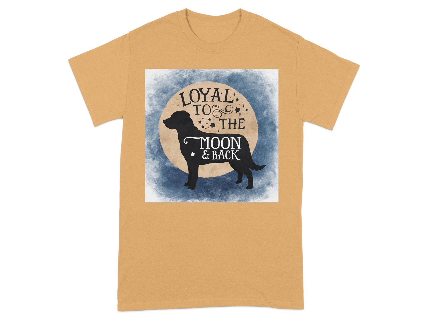 Loyal To The Moon and Back Dog Graphic T-shirt product type