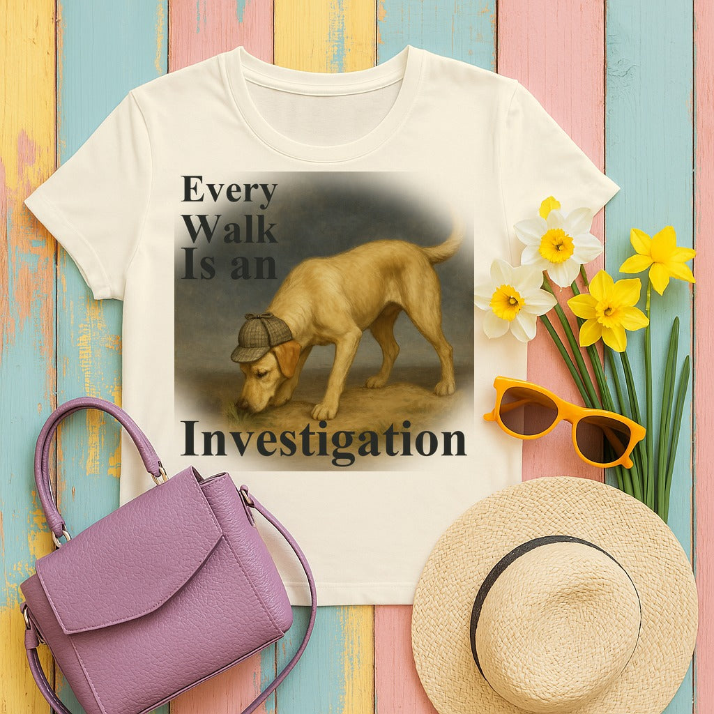 Labrador Retriever — Every Walk Lab t-shirt in Natural