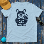 Fun Size Corgi Halloween T-Shirt — Light Blue
