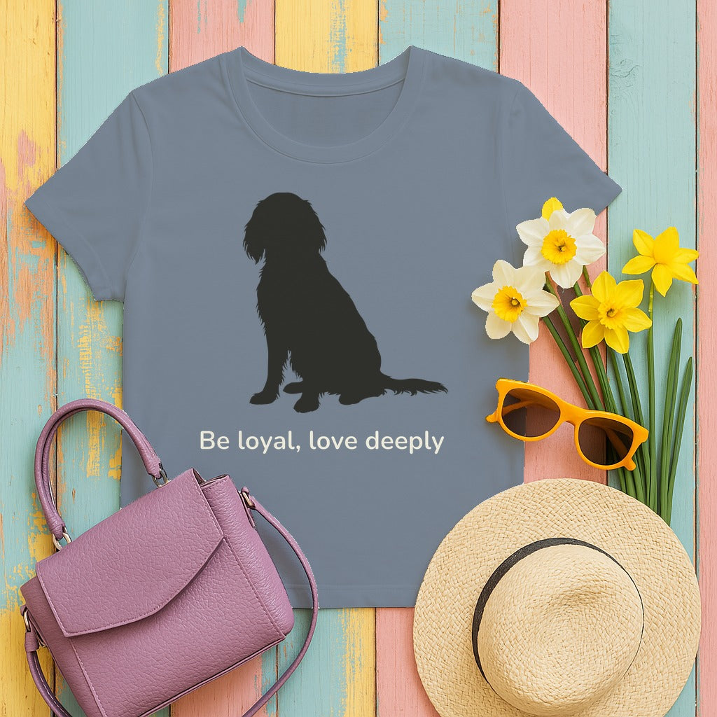 Gordon Setter Loyal T-Shirt in Blue Jean