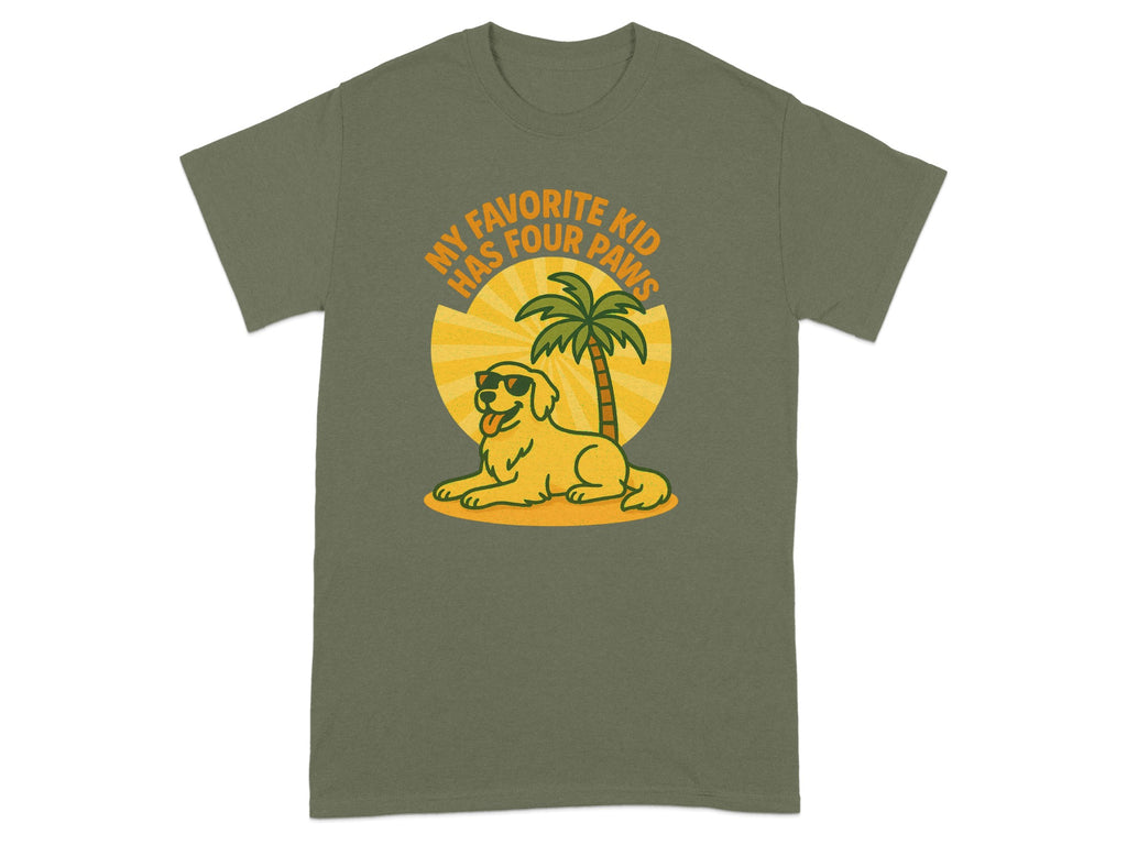 My Favorite Kid Has Four Paws Graphic Tee product