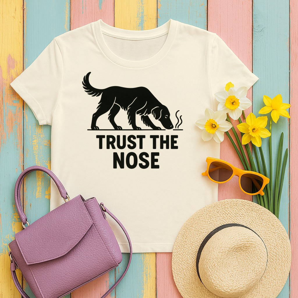 Flat-Coat Trust the Nose Tee in Natural
