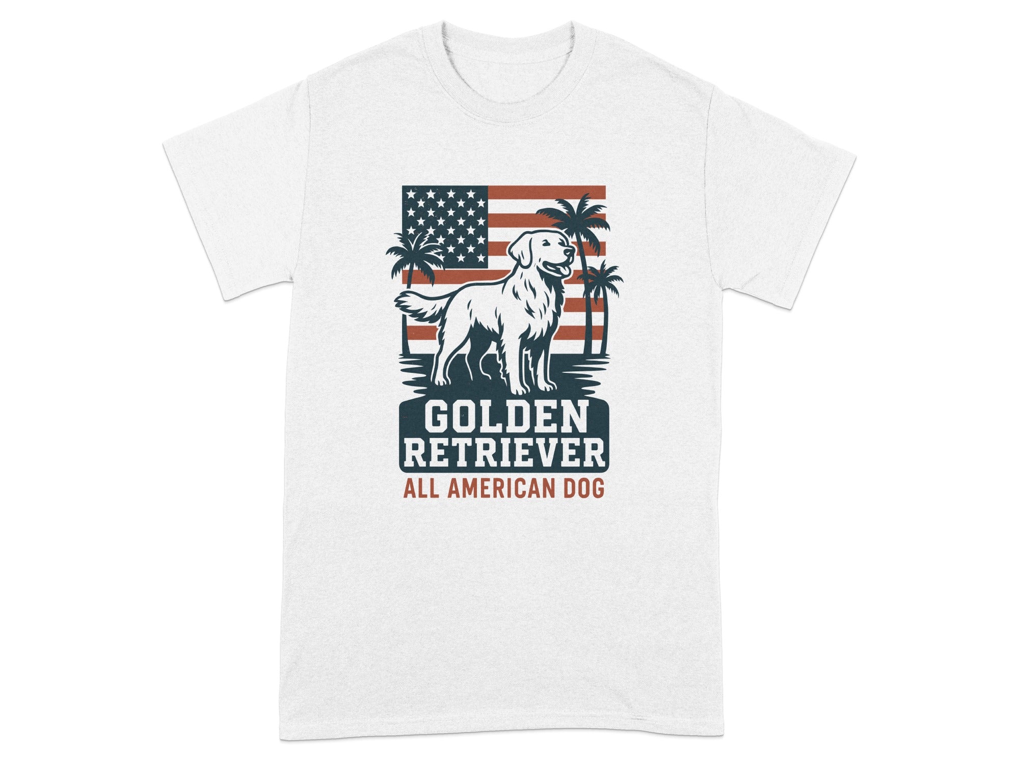 Golden Retriever All American Dog T-Shirt product