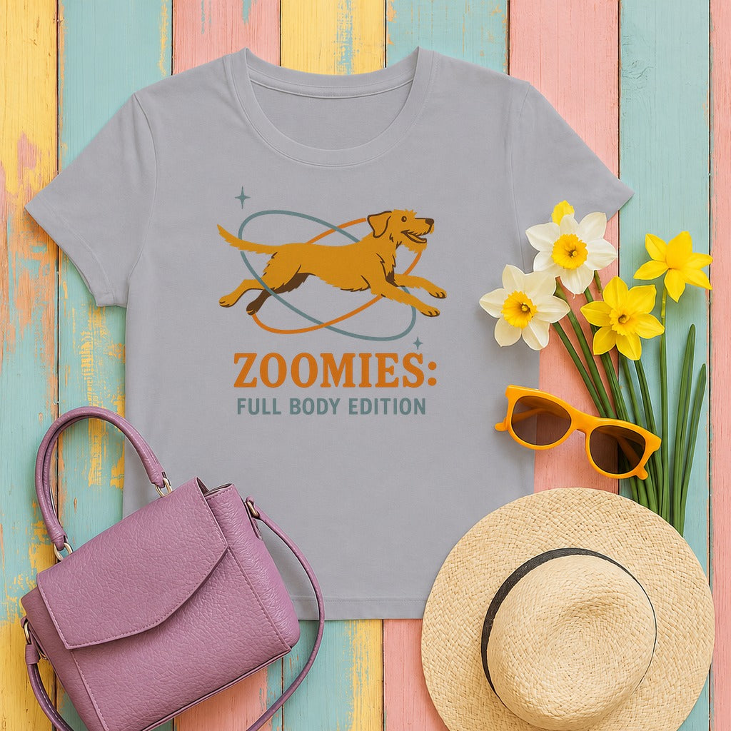 Wirehaired Vizsla Zoomies Full Body Edition Tee in Athletic Heather