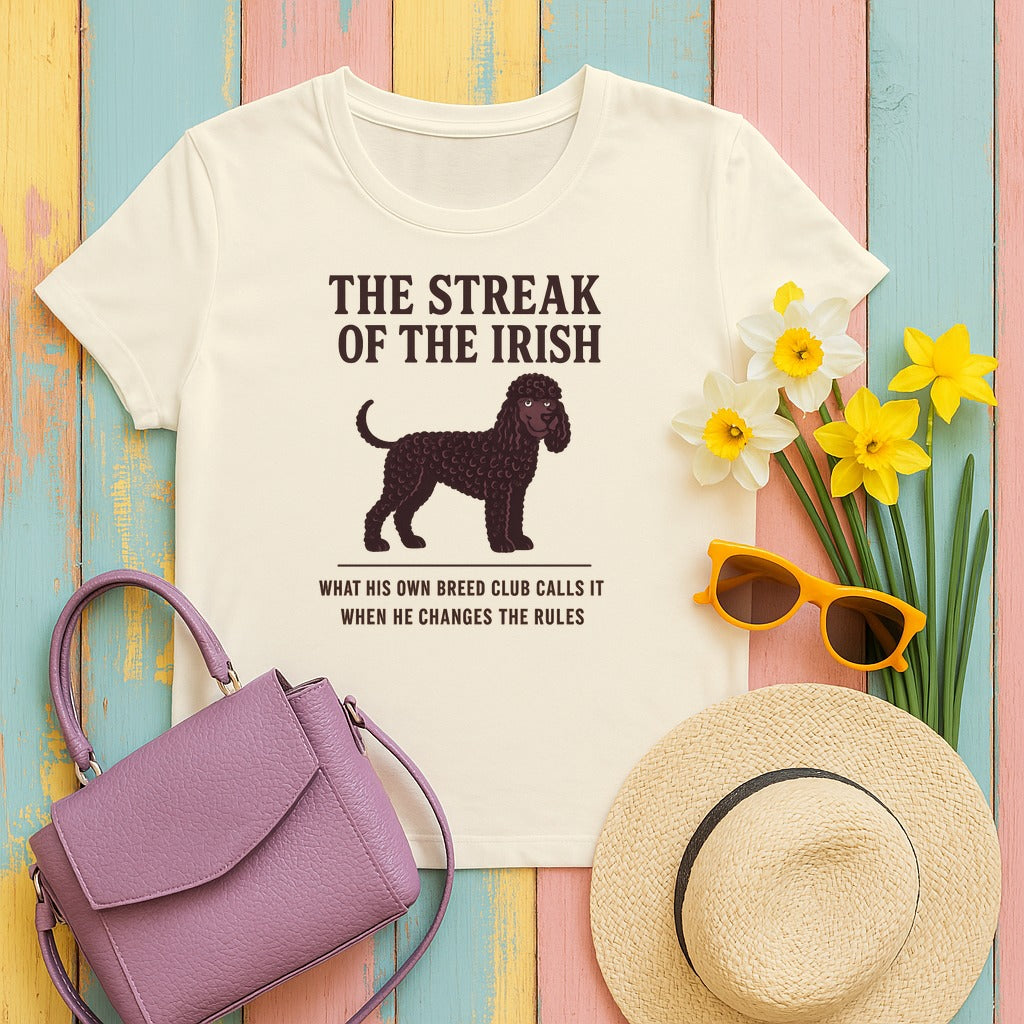 Irish Water Spaniel The Streak Of The Irish Tee in Natural