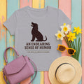 Irish Water Spaniel Endearing Sense Of Humor Tee in Athletic Heather