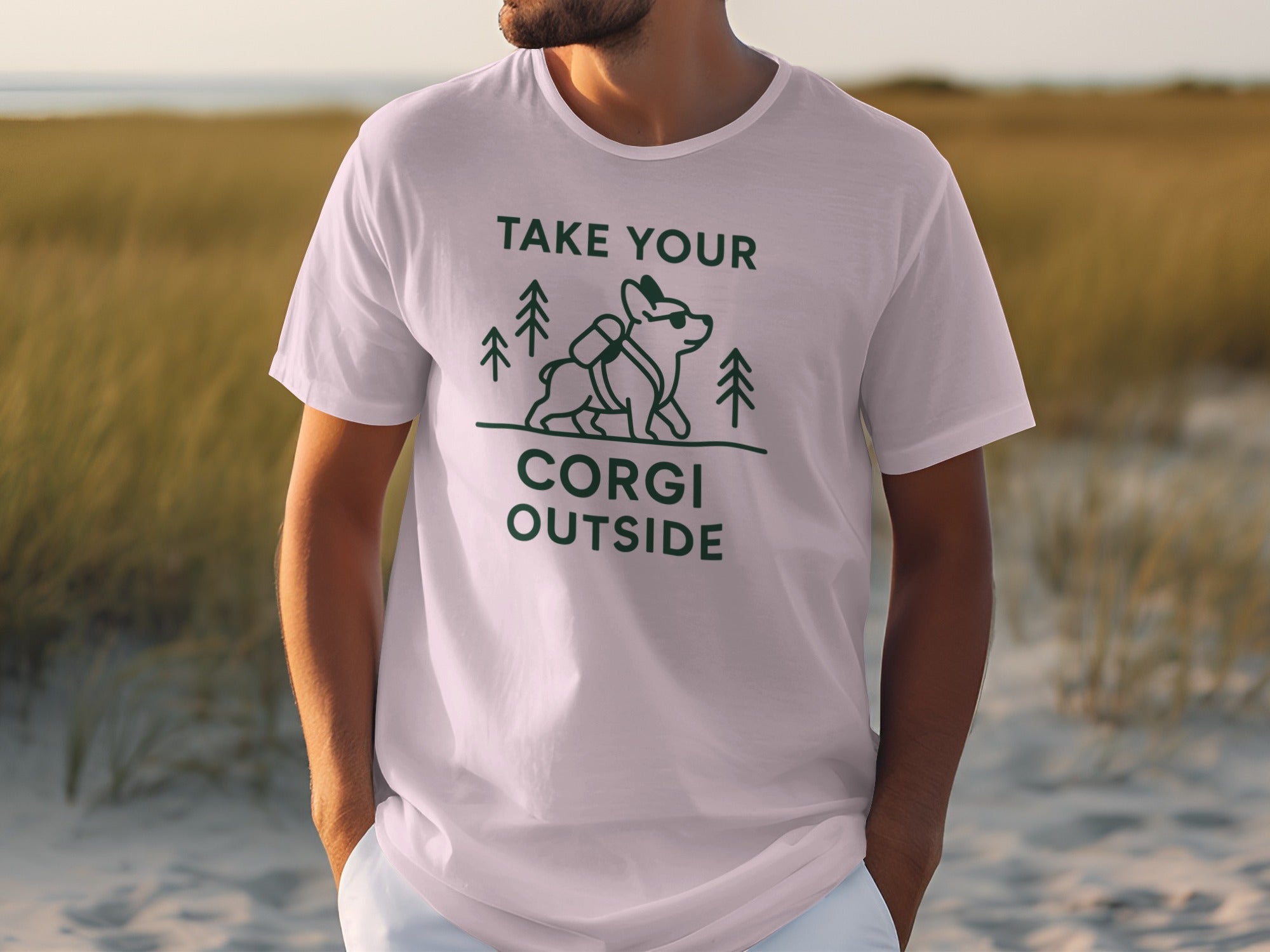 Take Your Corgi Outside Casual T-Shirt