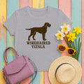 Wirehaired Vizsla Silhouette Tee in Athletic Heather