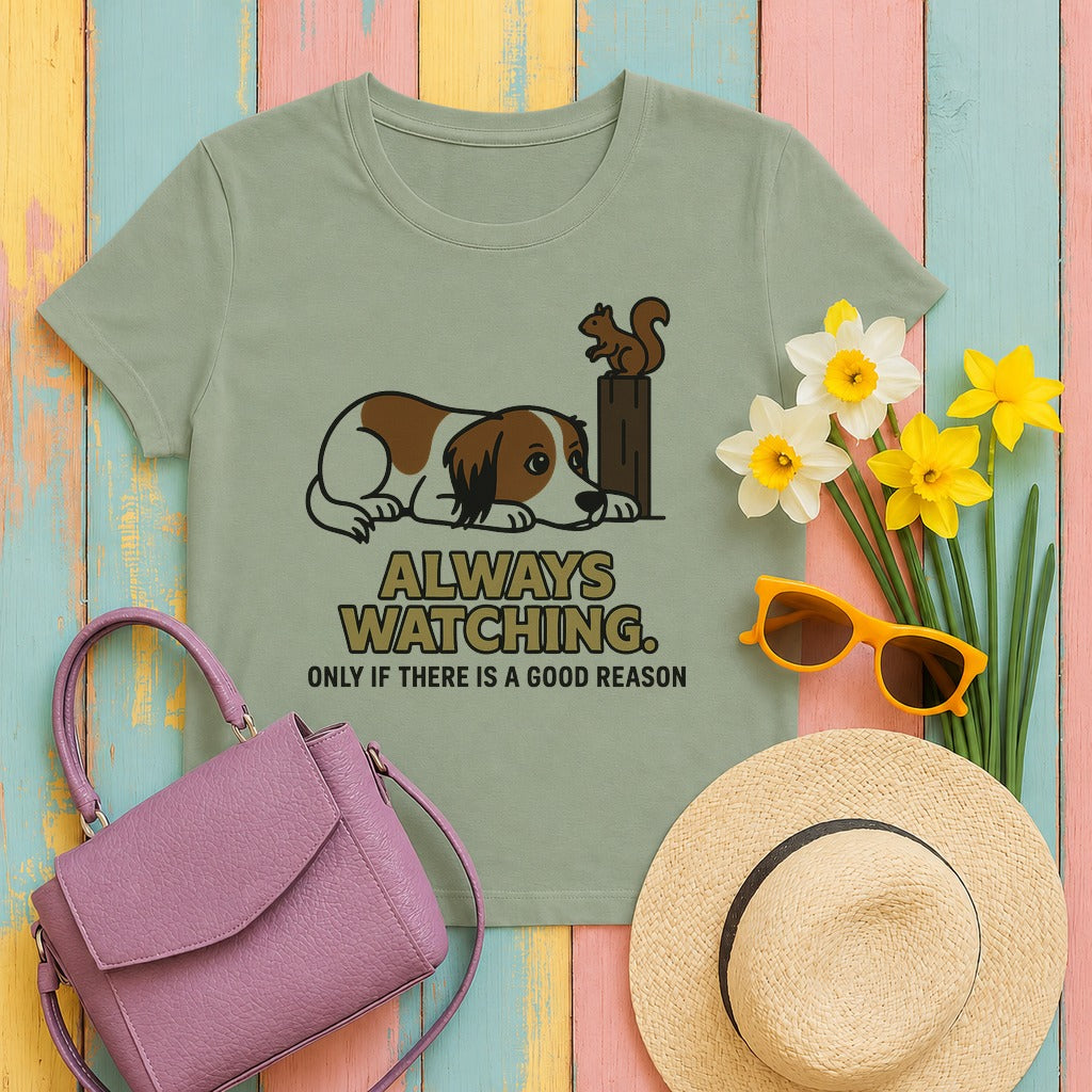 Kooikerhondje Always Watching Tee