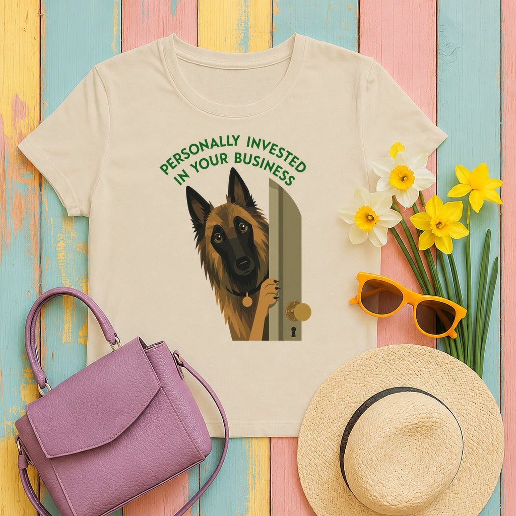 Personally Invested Belgian Tervuren T-Shirt in Sand