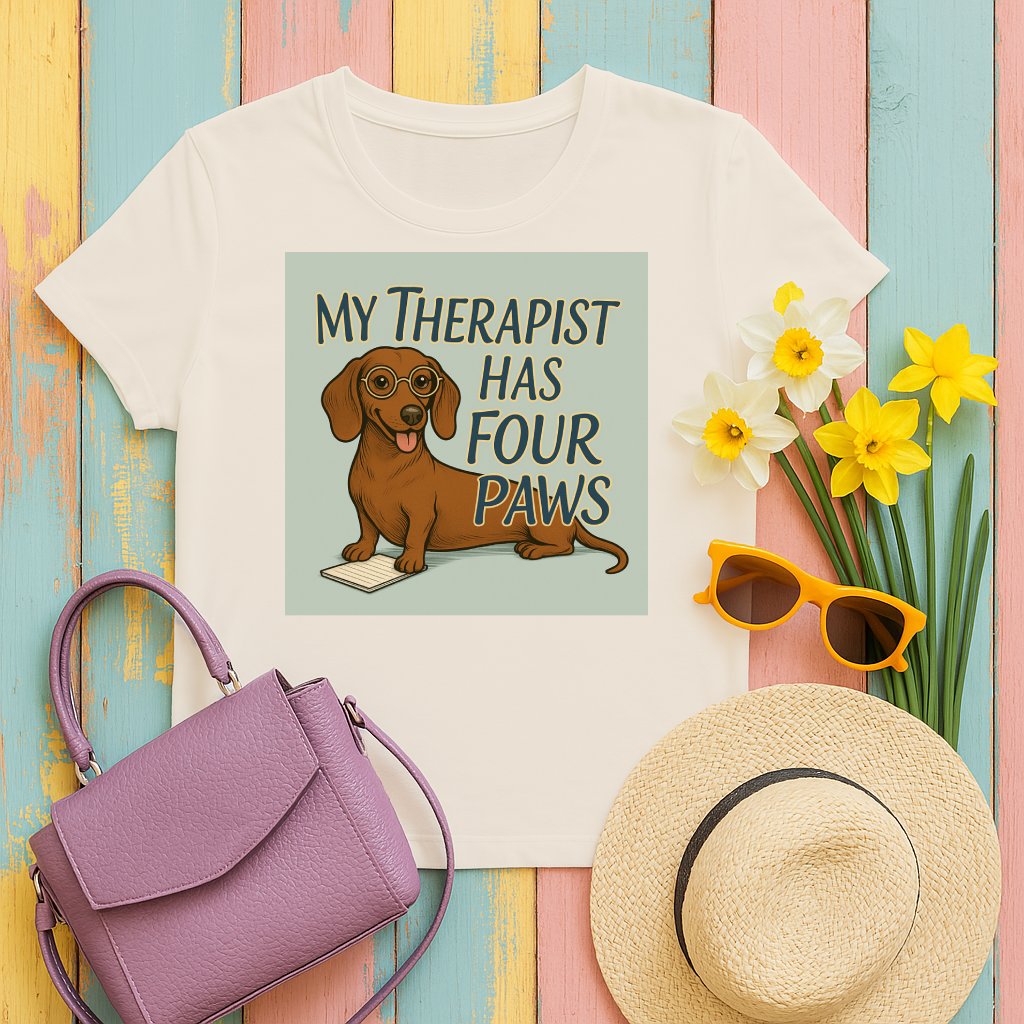 My Therapist Has Four Paws Dog Graphic T-shirt product