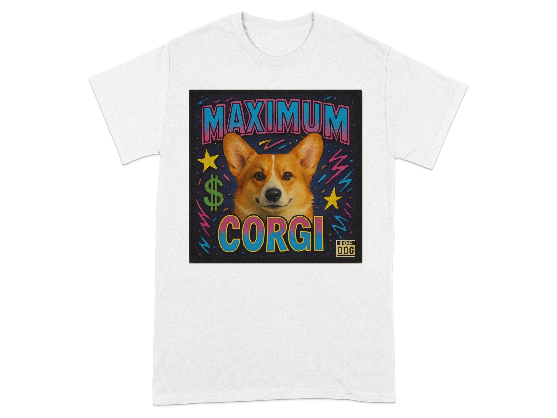 Maximum Corgi Illustrated Graphic T-Shirt product type