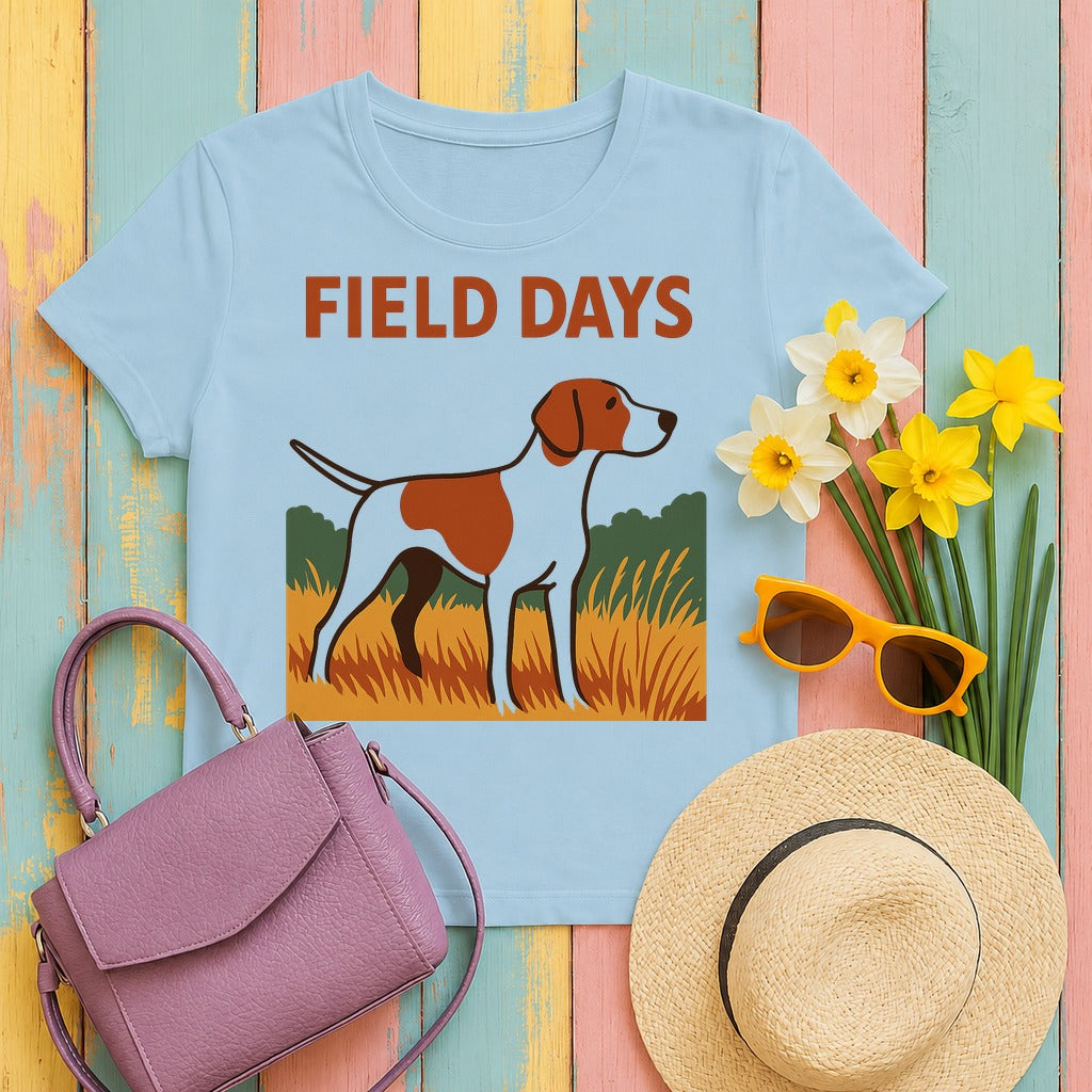 Pointer Field Days T-shirt in Light Blue