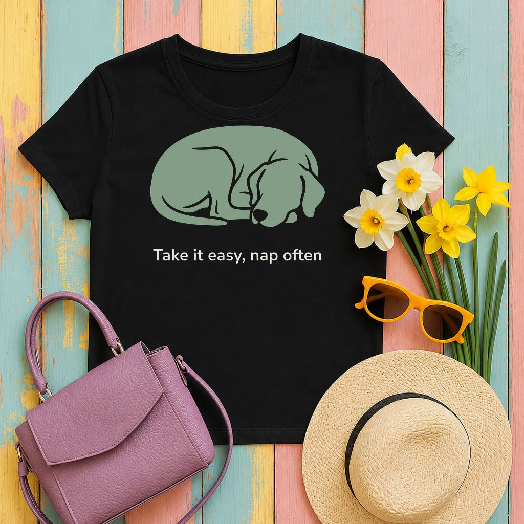 migbackfill take-it-easy-gsp-t-shirt tee flat lay hero v8