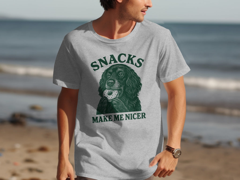 Snacks Make Me Nicer T-shirt