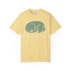 Take it easy nap often yellow graphic t-shirt