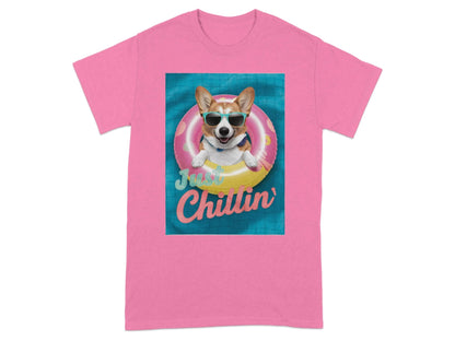 Adorable Corgi Just Chillin T-Shirts Delightful Azalea T-shirt