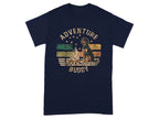 Adventure Buddy Gordon Setter T-Shirts Navy Blue T-shirt