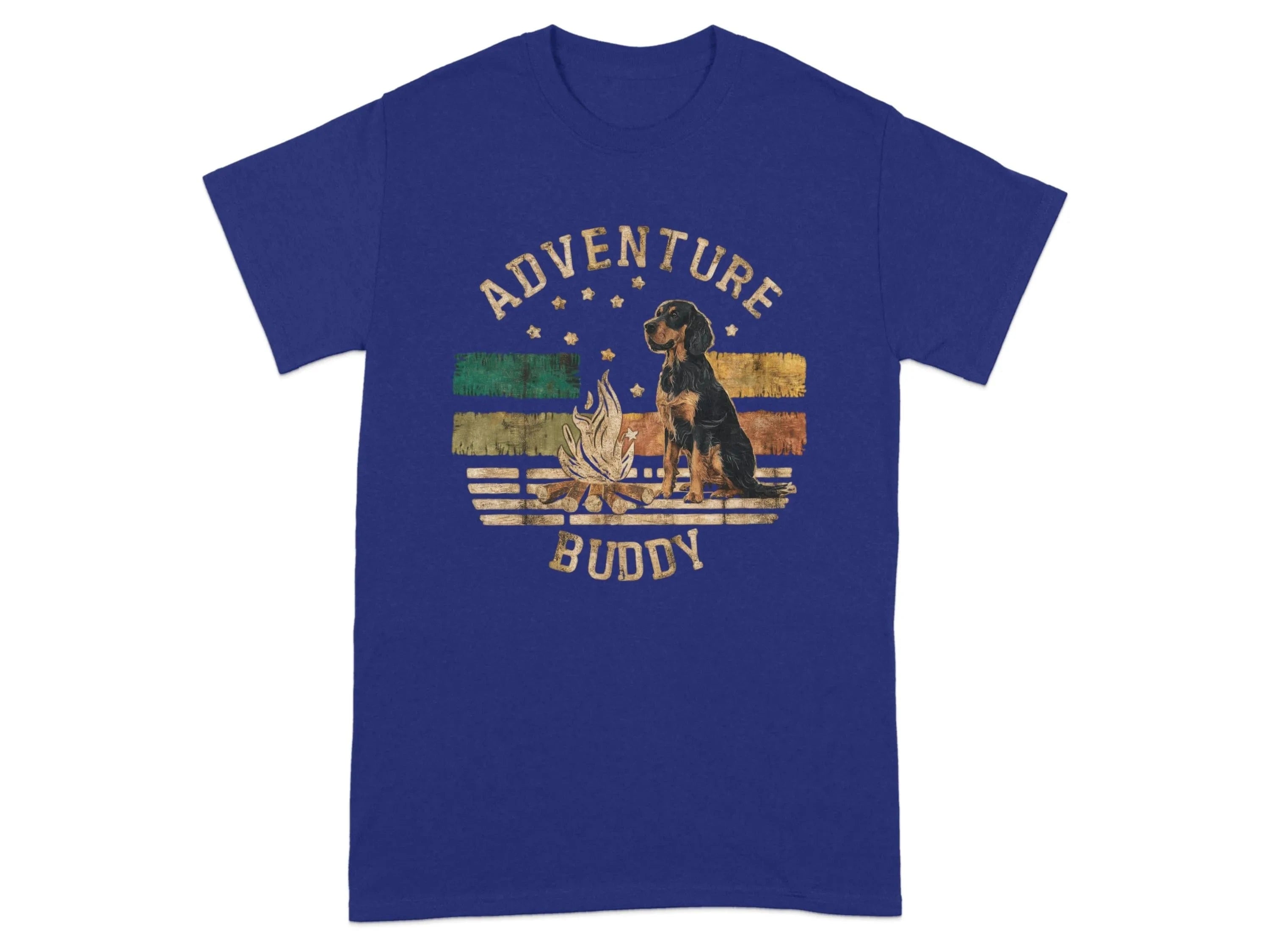 Adventure Buddy Gordon Setter T-Shirts Cobalt T-shirt
