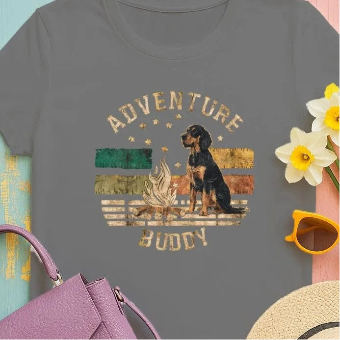 Adventure Buddy Gordon Setter T-Shirts T-shirt