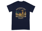 Adventure Buddy Vizsla T-Shirts Navy Blue T-shirt
