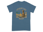 Adventure Buddy Vizsla T-Shirts Indigo Blue T-shirt