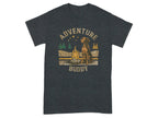Adventure Buddy Vizsla T-Shirts Dark Heather Grey T-shirt