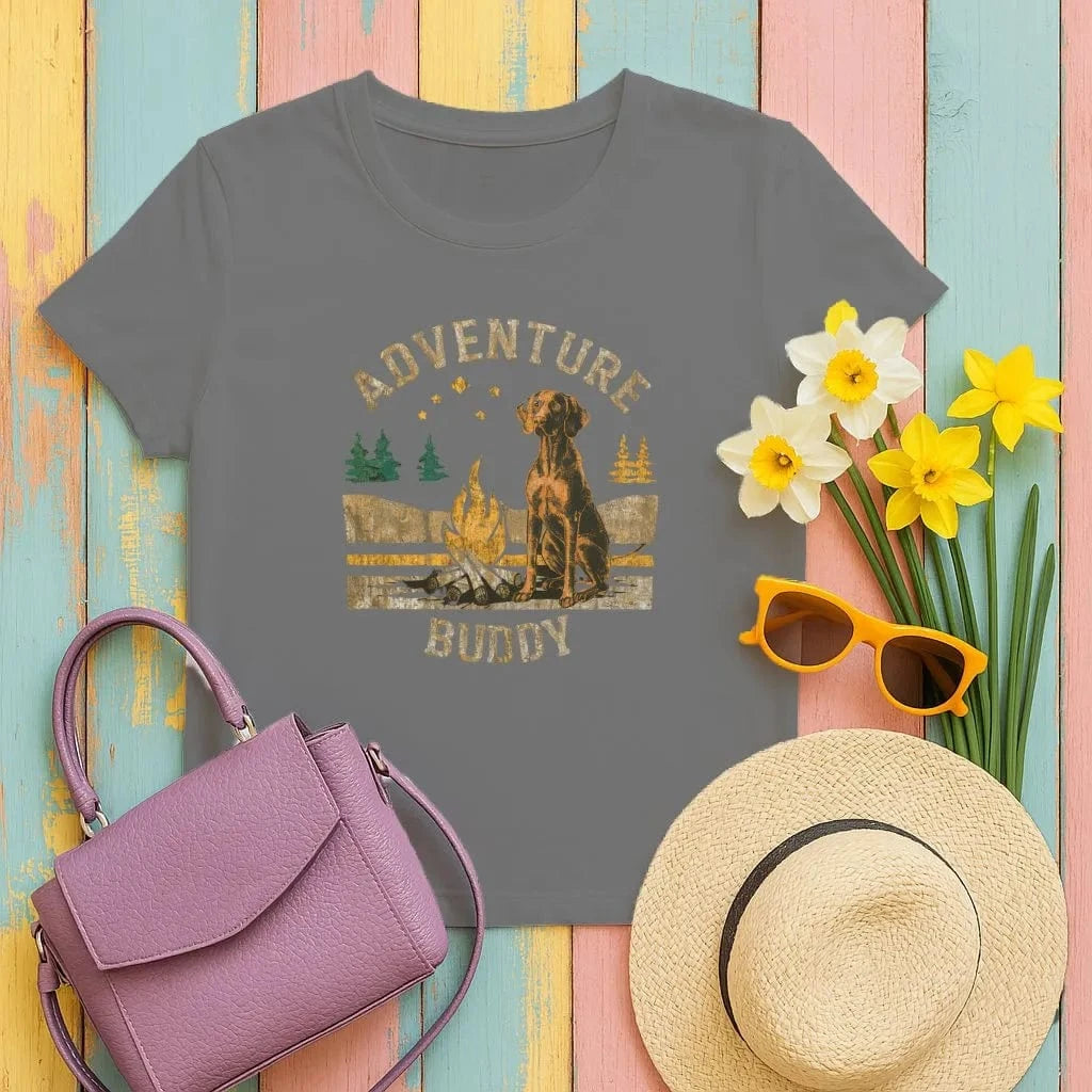 Adventure Buddy Vizsla T-Shirts T-shirt